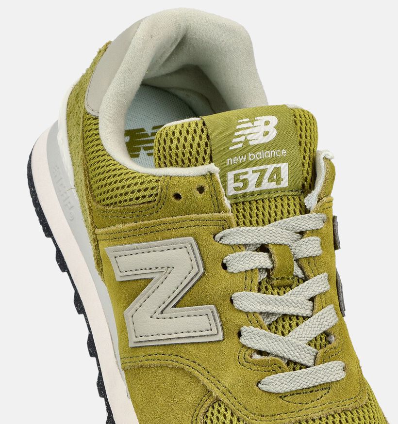 New Balance W574 Groene Sneakers voor dames (366104) - geschikt voor steunzolen