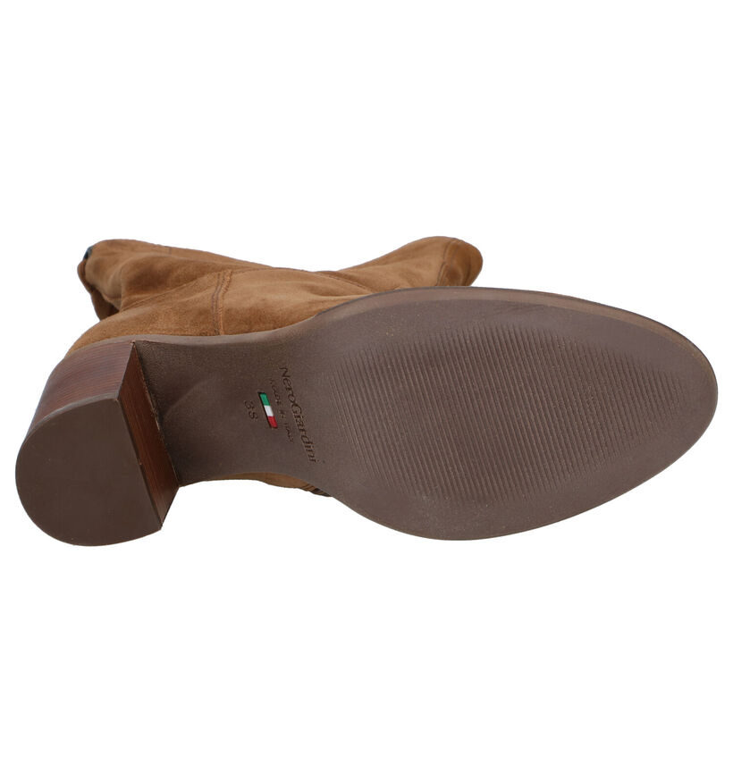 NeroGiardini Bottes hautes en Camel pour femmes (296645)
