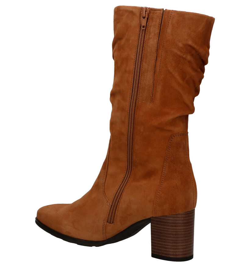 Comfort Bottes courtes en Cognac en nubuck (282344)