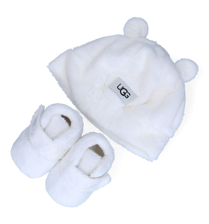 UGG Bixibee And Beanie Chaussures bébé en Blanc pour filles (294876)