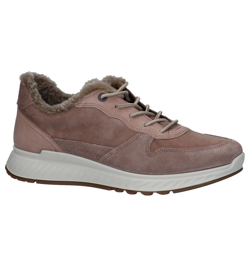 Donker Roze Veterschoenen ECCO St 1 in leer (235728)