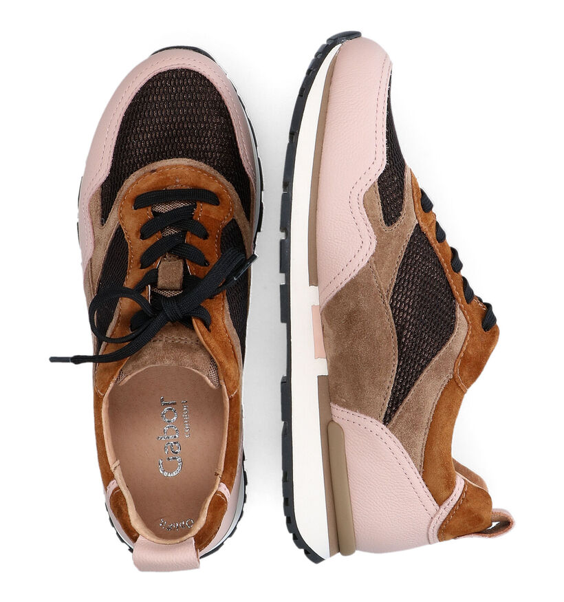 Gabor OptiFit Roze Sneakers voor dames (312445) - geschikt voor steunzolen