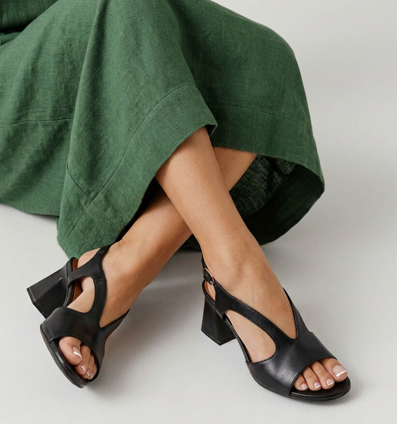 Tamaris Sandales &agrave; talons en Noir pour femmes (371699)