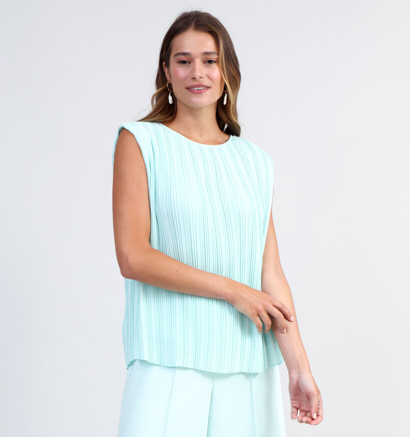 comma Turquoise Top voor dames (327343)