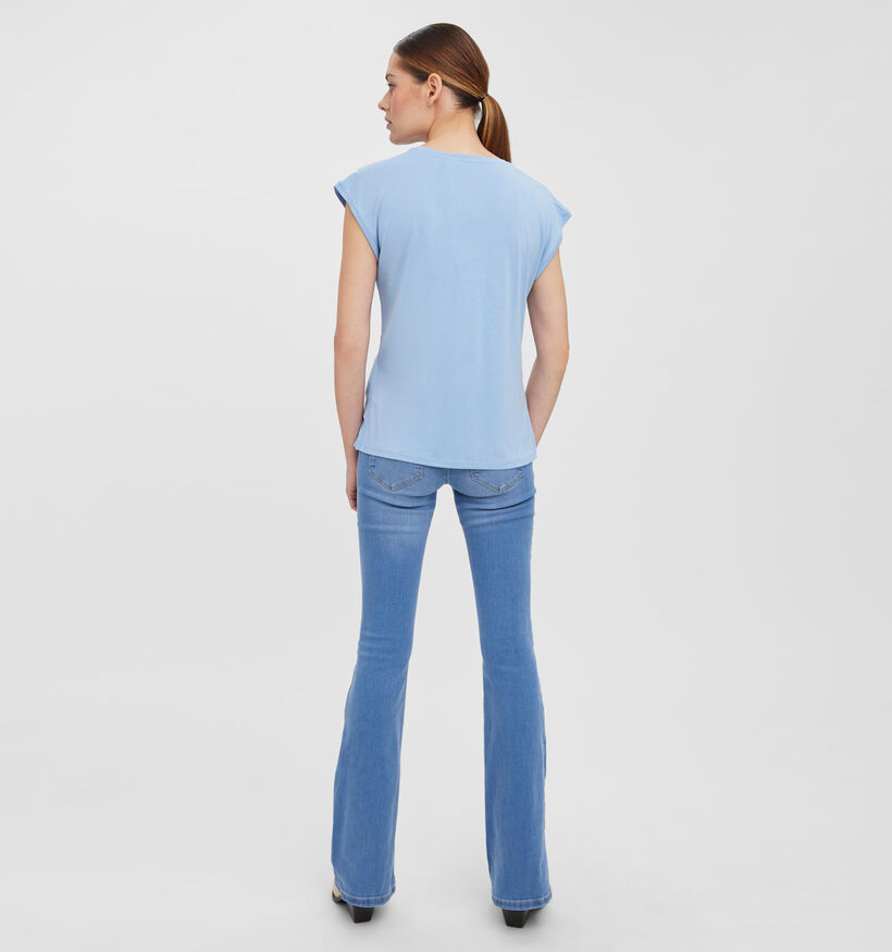 Vero Moda Filli Blauwe T-shirt voor dames (337250)
