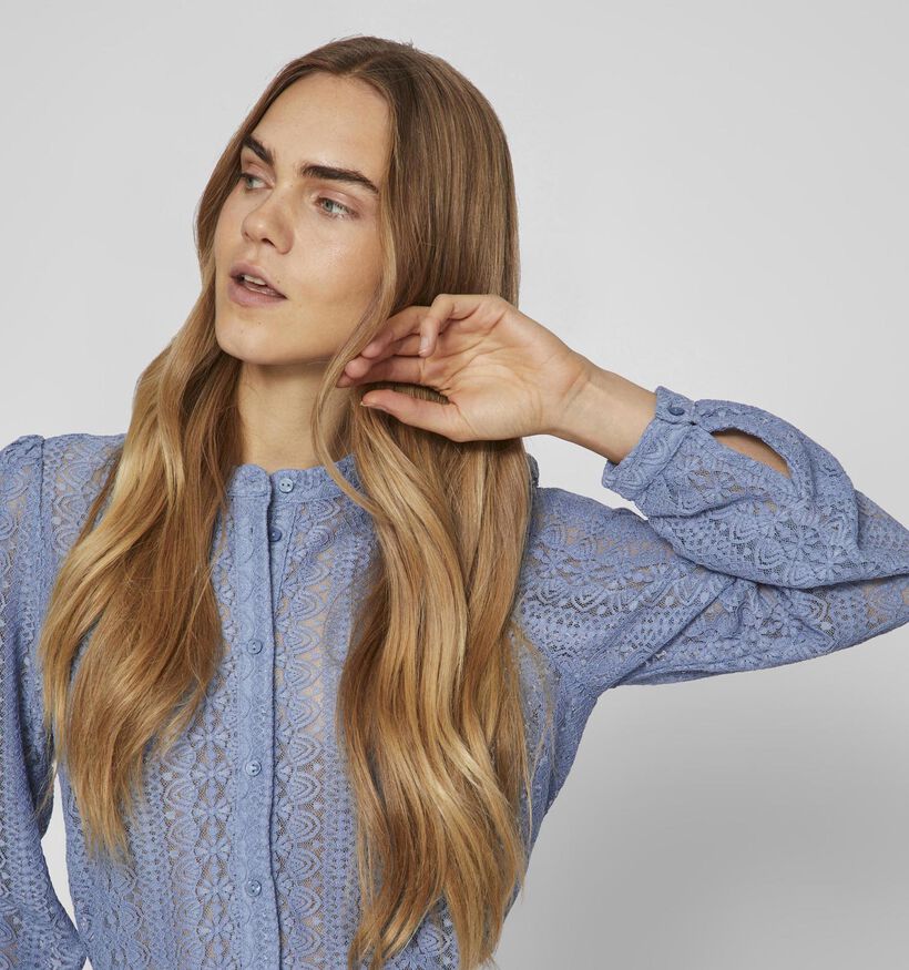 Vila Chikka Beige Kanten Blouse voor dames (344259)