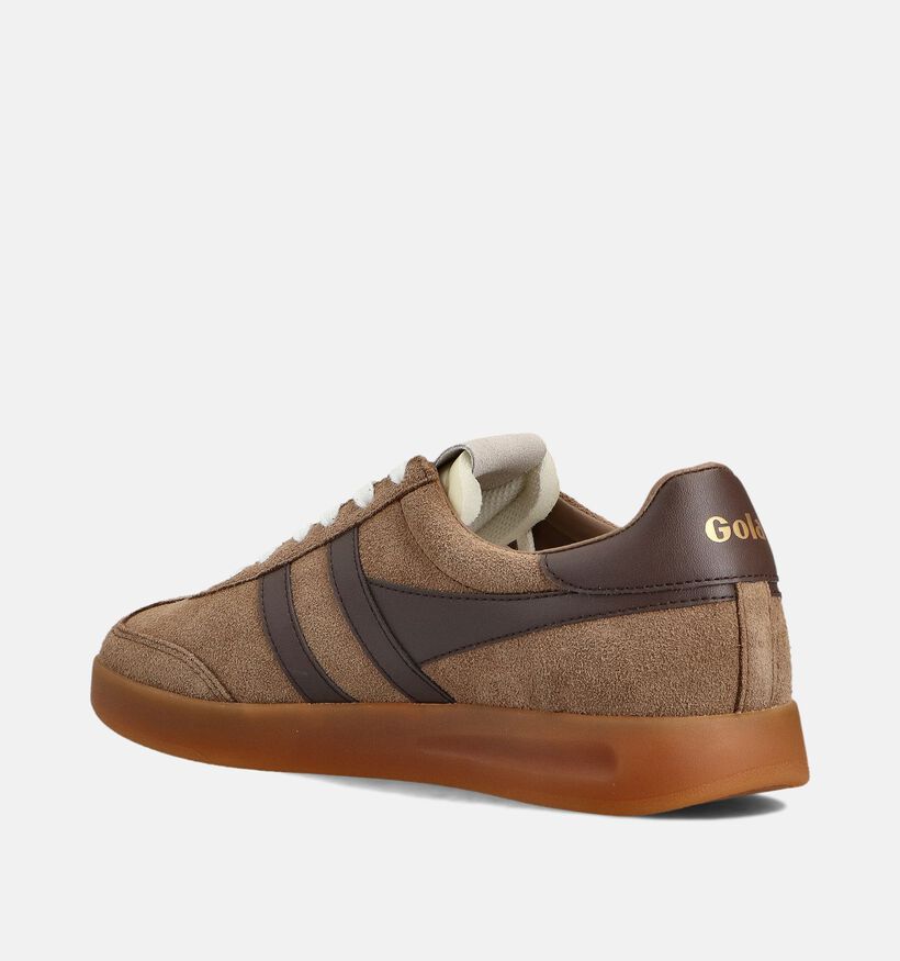 Gola Cyclone Bruine Sneakers voor heren (360745) - geschikt voor steunzolen