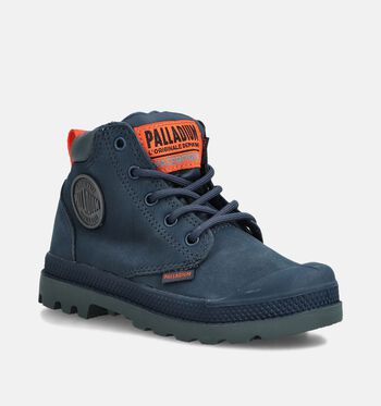 Palladium Pampa Boots Cognac/Bleu