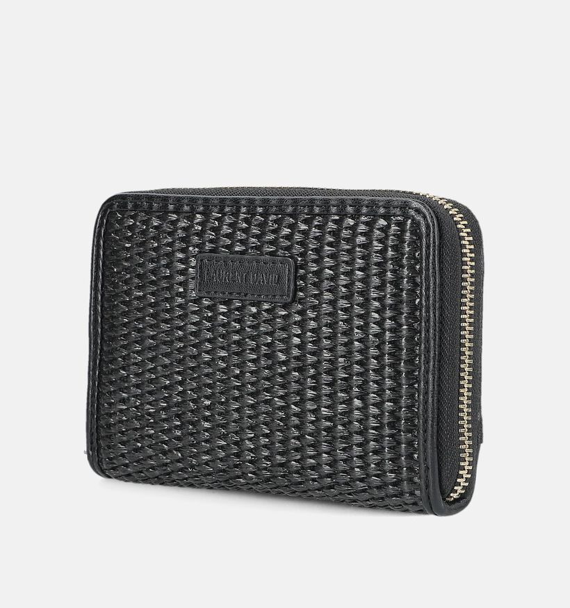 Laurent David Porte-monnaie zipp&eacute; en Noir pour femmes (373949)