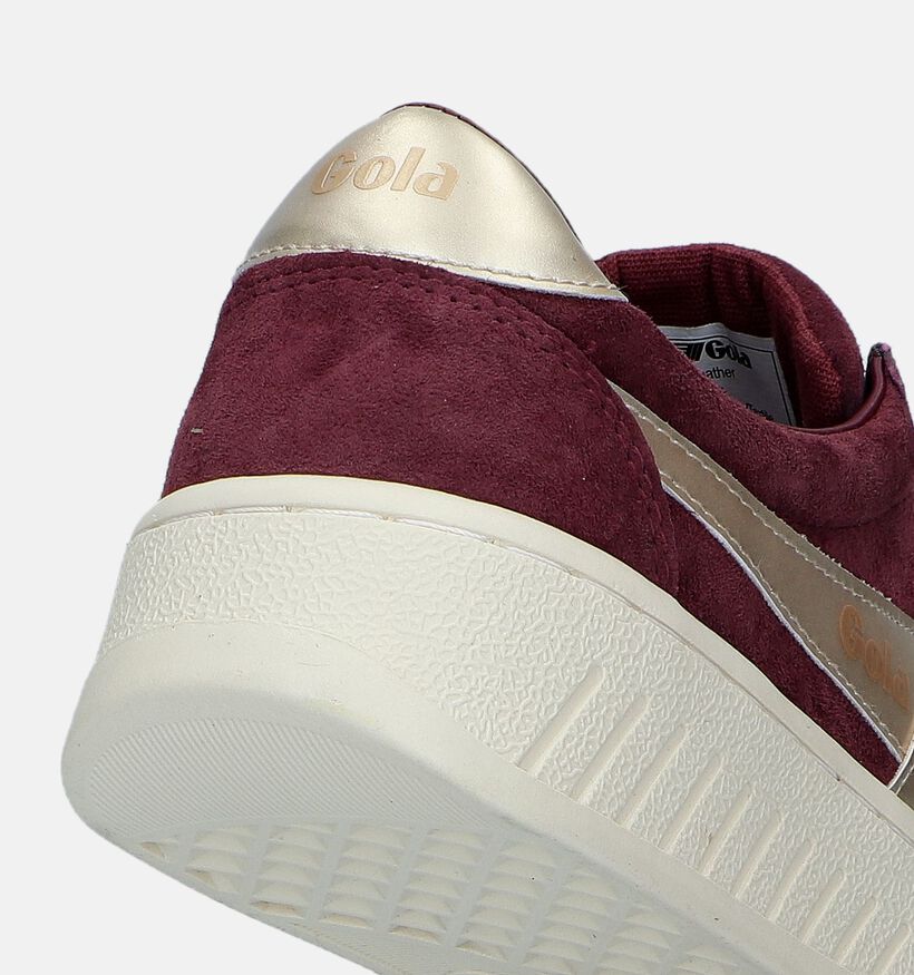 Gola Grandslam Pearl Baskets en Bordeaux pour femmes (339454) - pour semelles orthopédiques