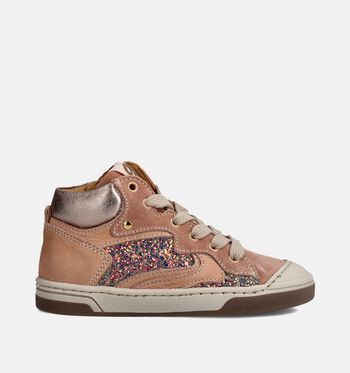 STONES and BONES Hoge schoenen Beige/Roze