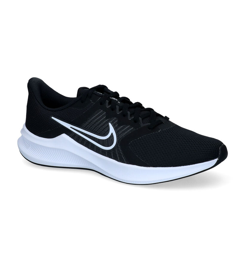 Nike Downshifter 11 Zwarte Sneakers in stof (299354)