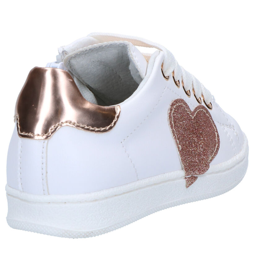 K3 Chaussures basses en Blanc en simili cuir (282890)