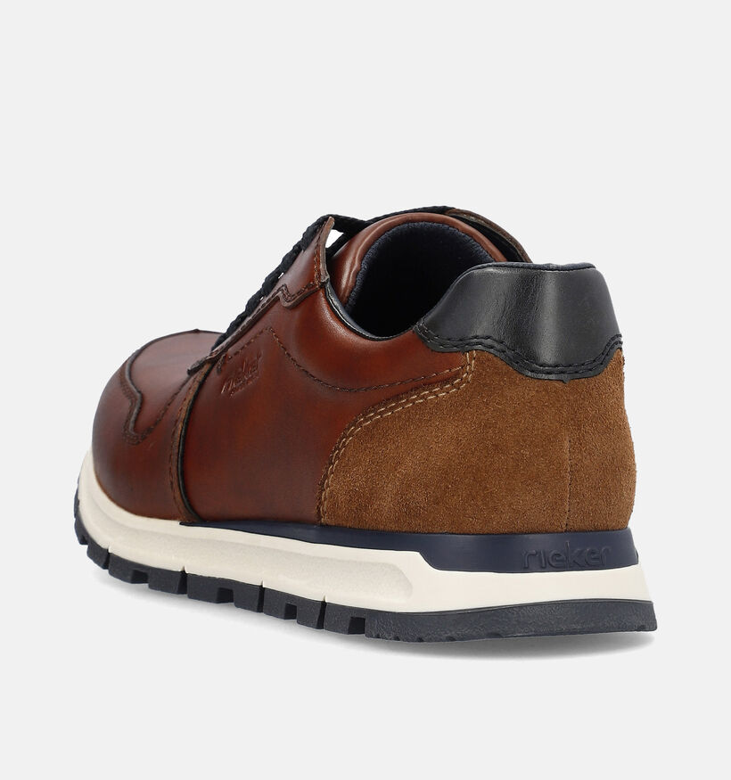 Rieker Chaussures à lacets en Cognac pour hommes (351306)