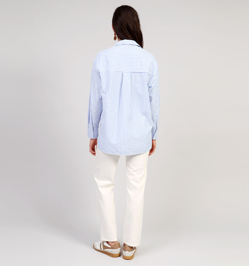 Pieces Melia Blauw Hemd voor dames (351120)