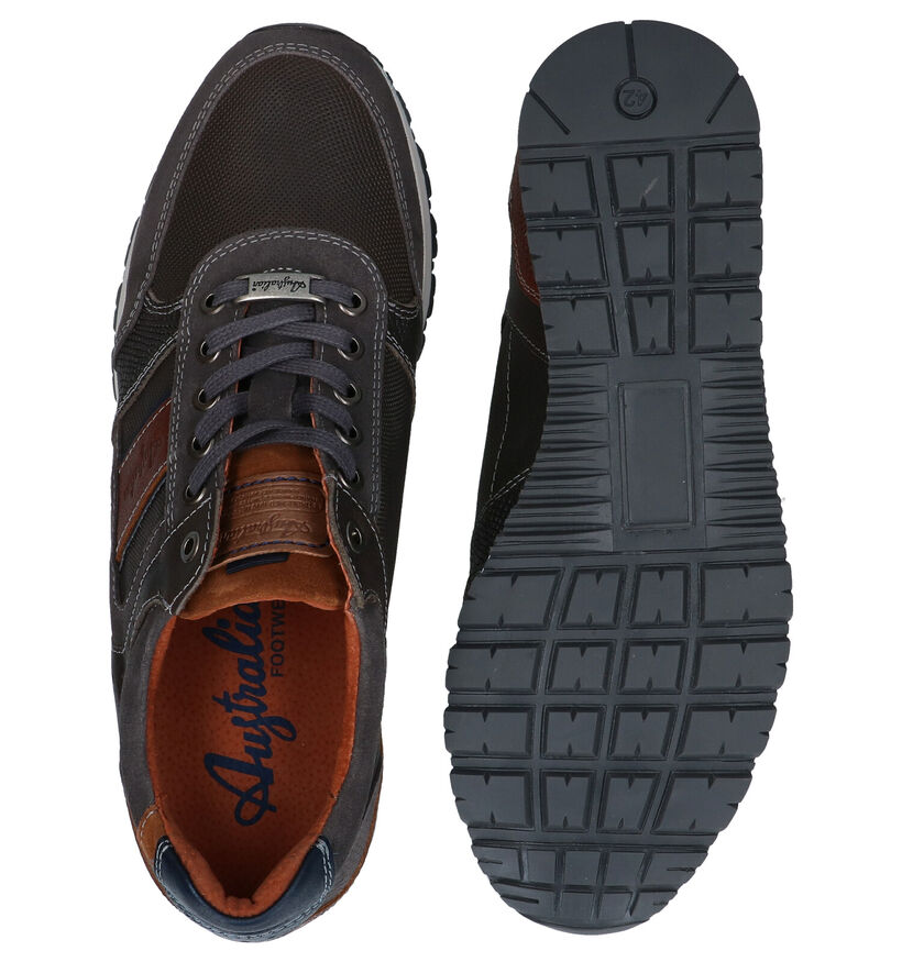 Australian Condor Chaussures à lacets en Gris en cuir (282697)