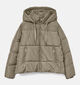 Vero Moda Curve Sophie Manteau en Beige pour femmes (362587)
