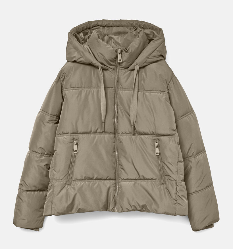 Vero Moda Curve Sophie Manteau en Beige pour femmes (362587)