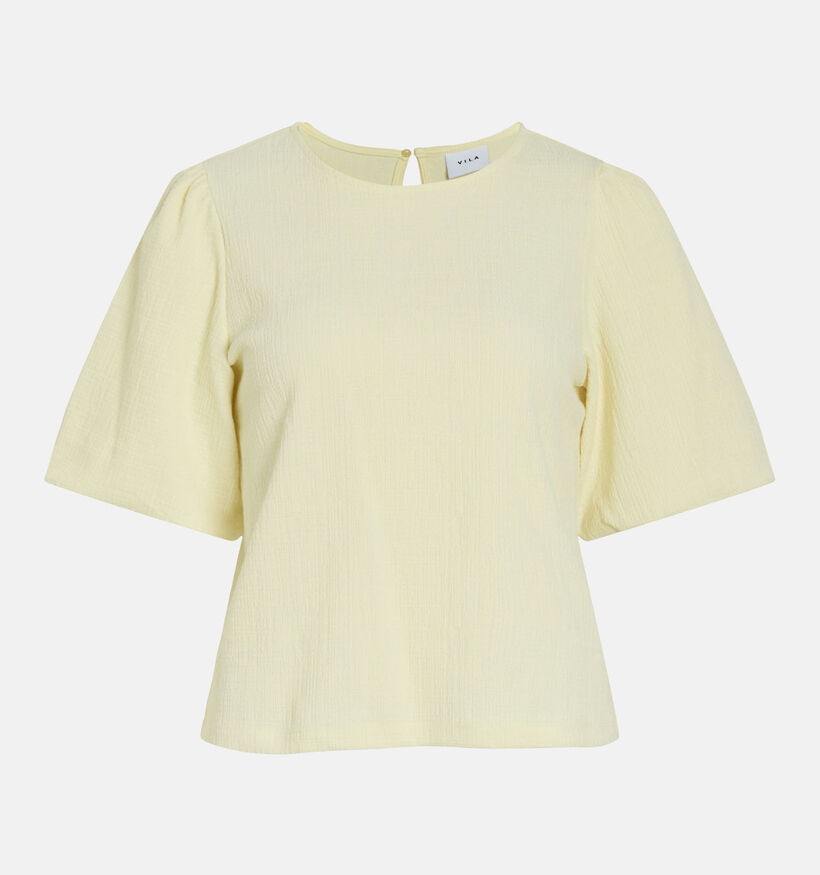 Vila Malora Gele Blouse met Pofmouwen voor dames (369463)