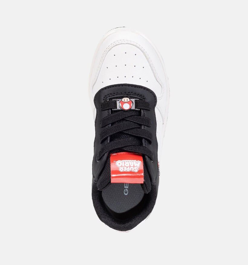 Geox Washiba Chaussures à Lacets en Blanc pour garçons (351658) - pour semelles orthopédiques
