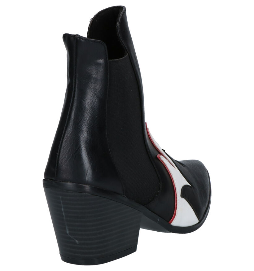 Vero Moda Bottines à talons en Noir en simili cuir (256057)