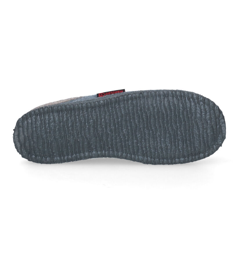 Giesswein Dannheim Pantoufles en Gris en laine (333556)