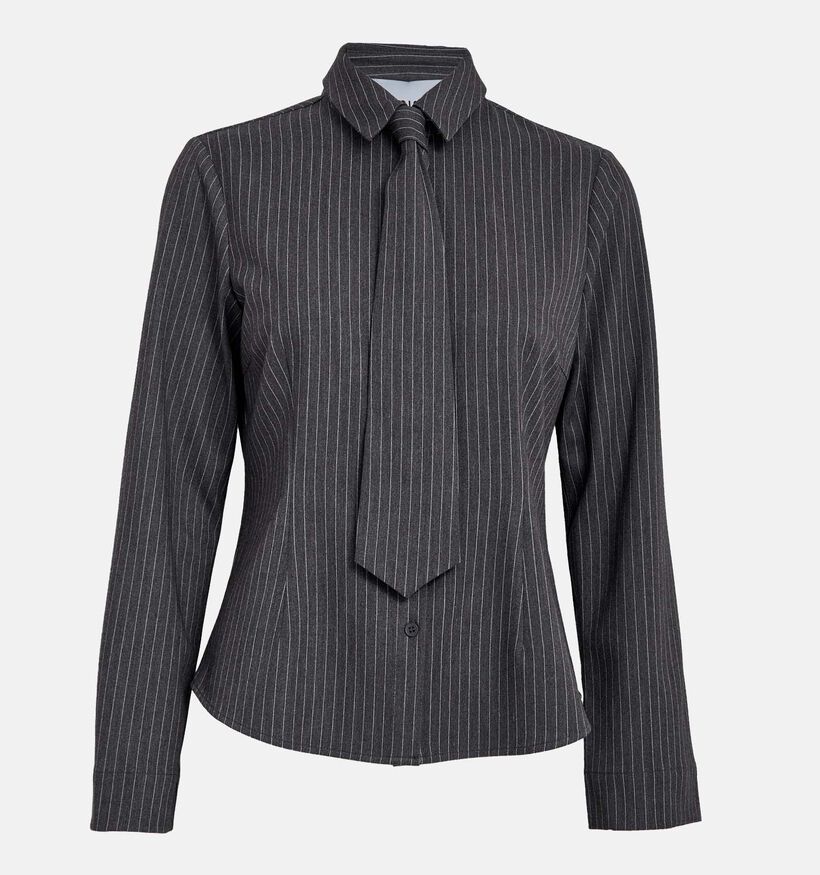 Minus Jelene Donkergrijze Blouse voor dames (365844)