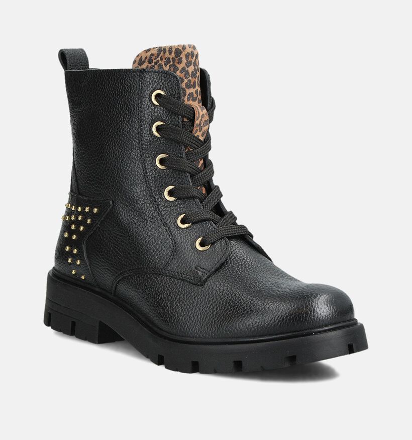 Little David Chaussures hautes en Noir pour filles (361371) - pour semelles orthopédiques