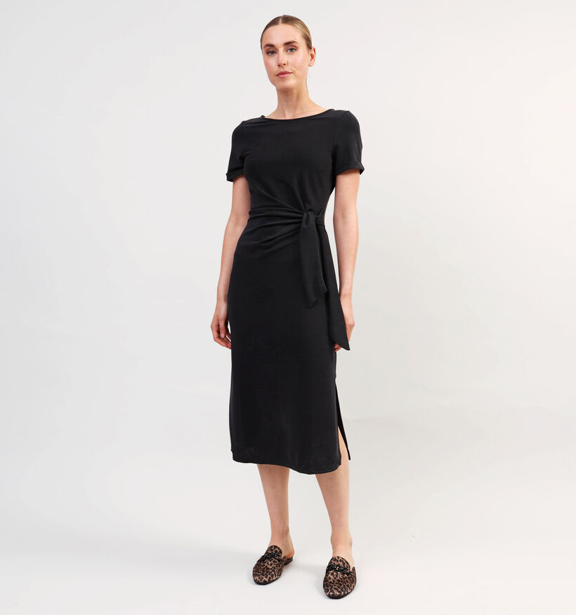 Expresso Dress knot Robe en Noir pour femmes (356917)