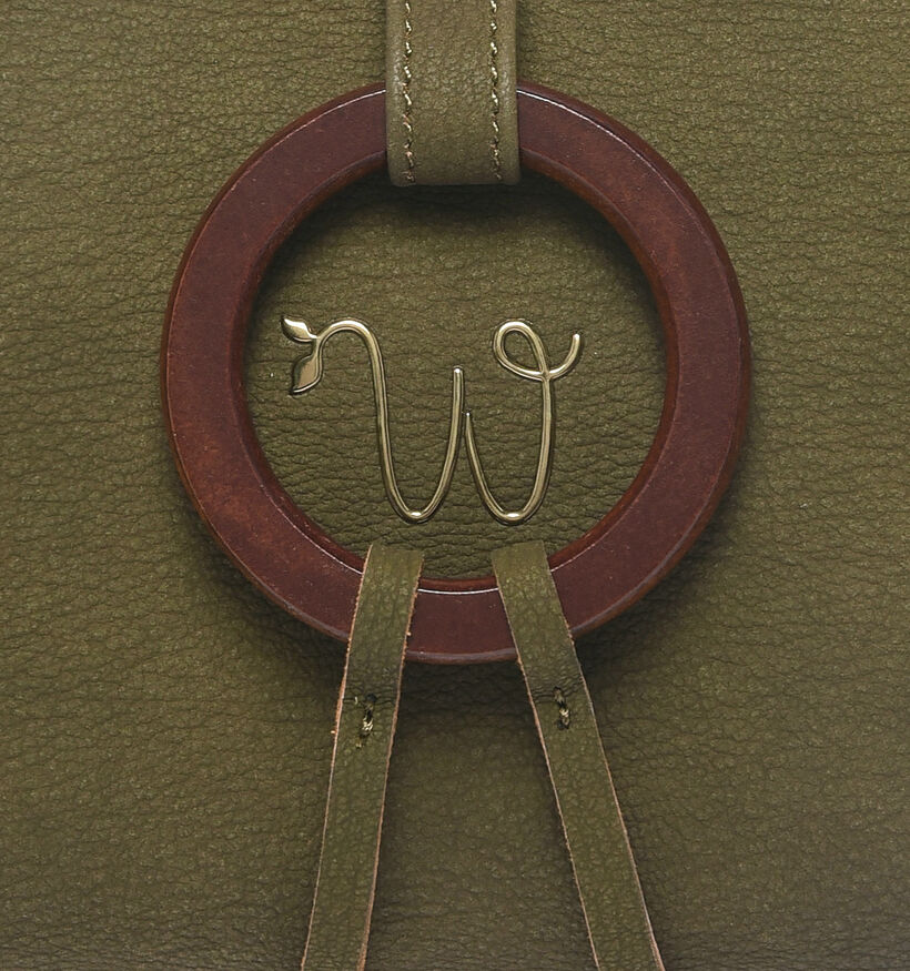 Woomen Verveine Kakigroene Crossbodytas voor dames (378673)