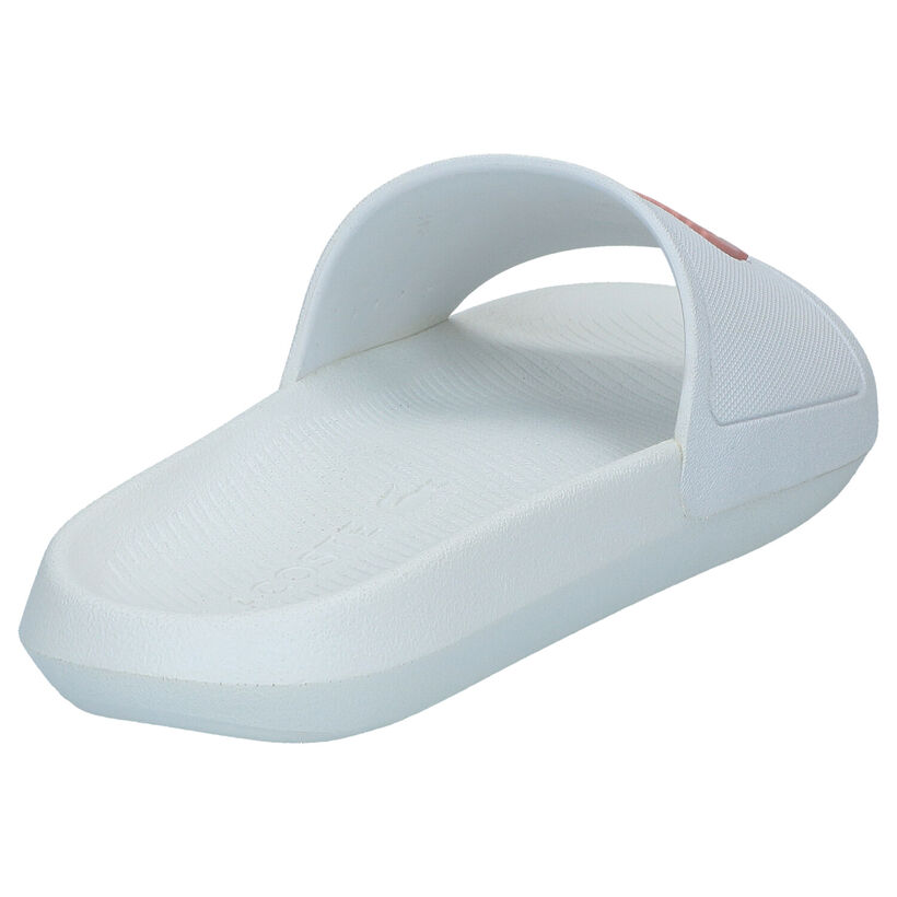 Lacoste Croco Slide Zwarte Slippers in kunststof (286771)