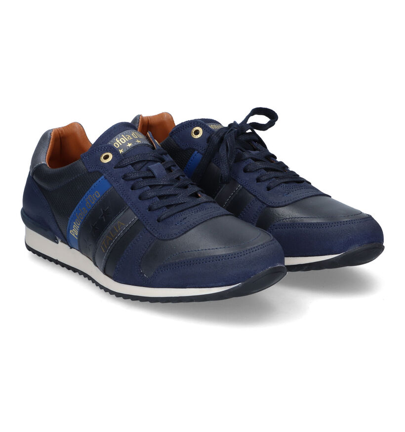 Pantofola d'Oro Rizza Chaussures à lacets en Bleu pour hommes (315345) - pour semelles orthopédiques