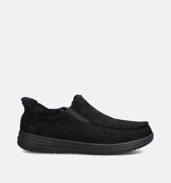 Skechers Pantoufles Noir/Beige