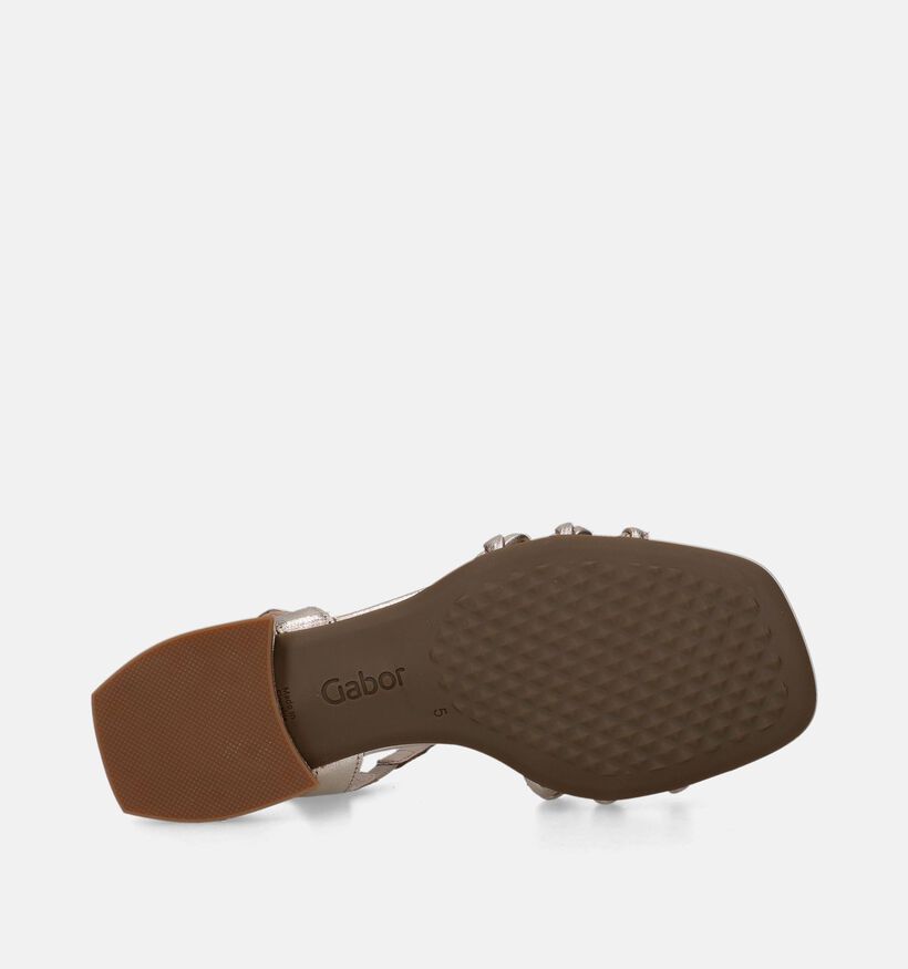 Gabor Comfort Sandales en Or pour femmes (323269)