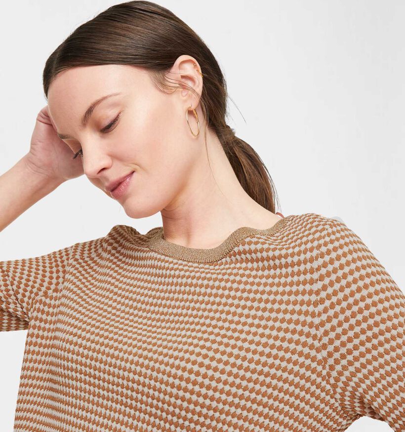 comma Rode/Beige T-shirt (293079)