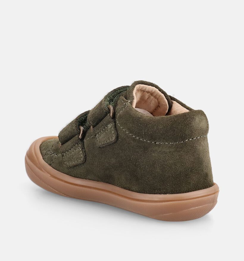 Milo & Mila Baskets montantes en Vert fonc&eacute; pour filles, gar&ccedil;ons (380787) - pour semelles orthop&eacute;diques