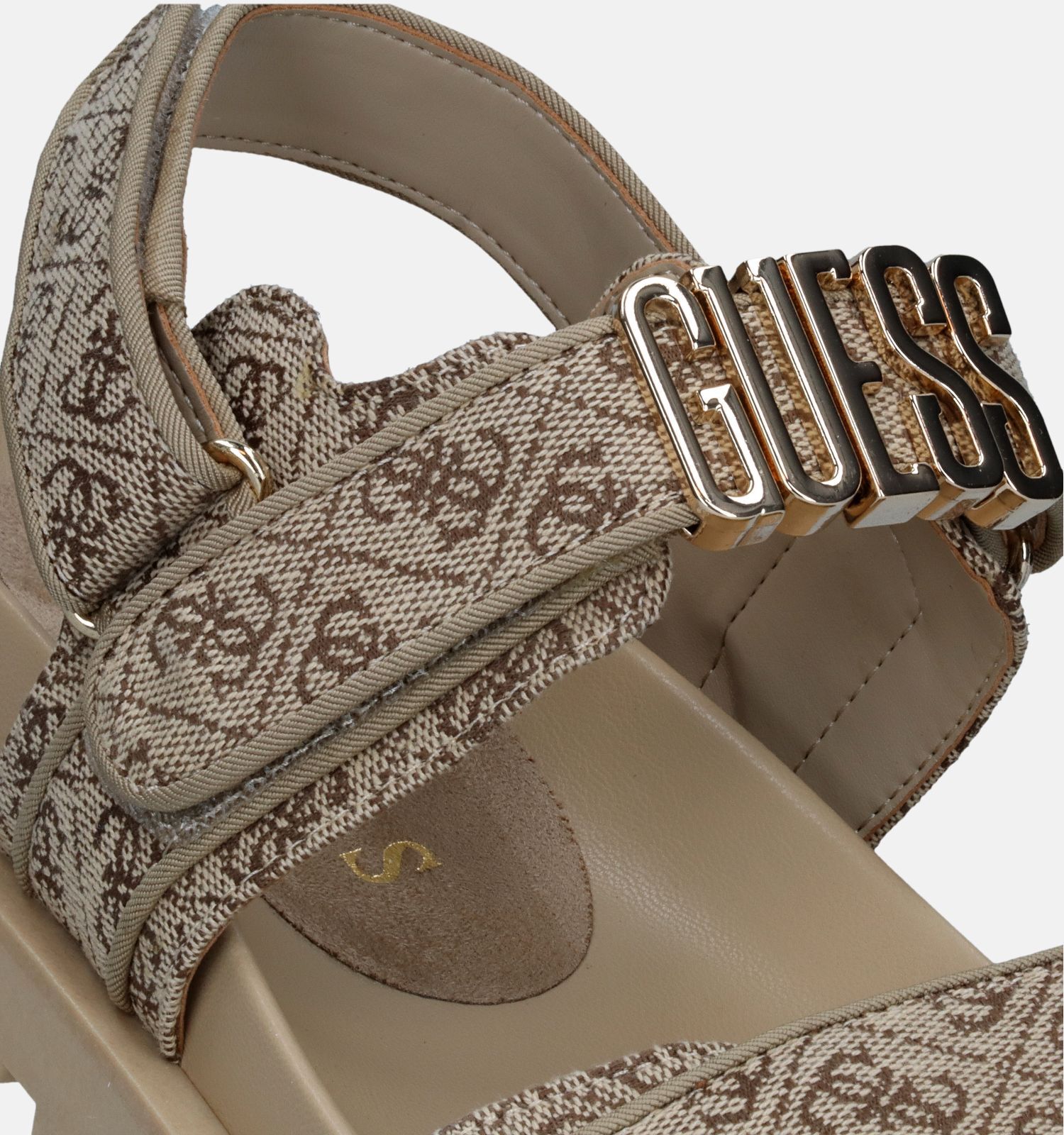 Guess Fabelis Bruine Sandalen Met Platform Dames Sandalen Online op TORFS.BE
