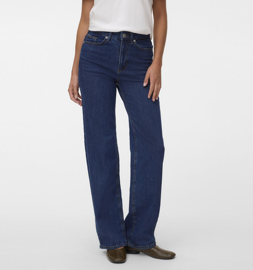 Vero Moda Tessa Straight Leg Jeans Donkerblauwe Jeans voor dames (377604)