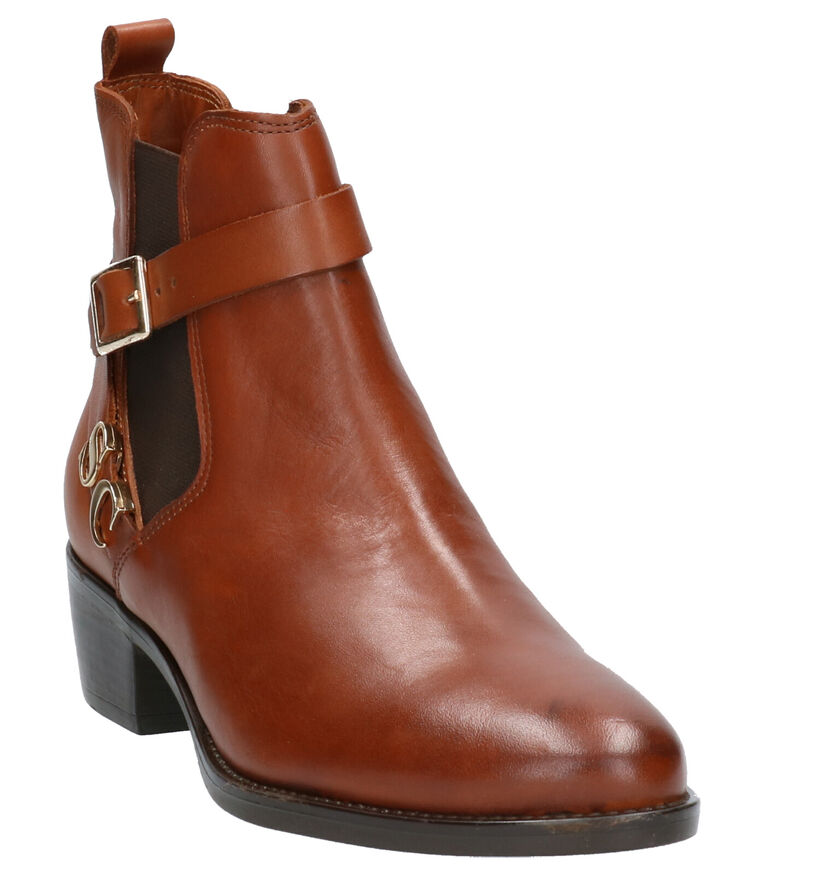 Scapa Cognac Boots in leer (259171)