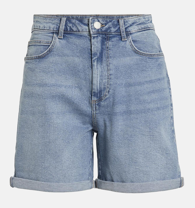 Vila Jo Short en jeans en Bleu pour femmes (335457)