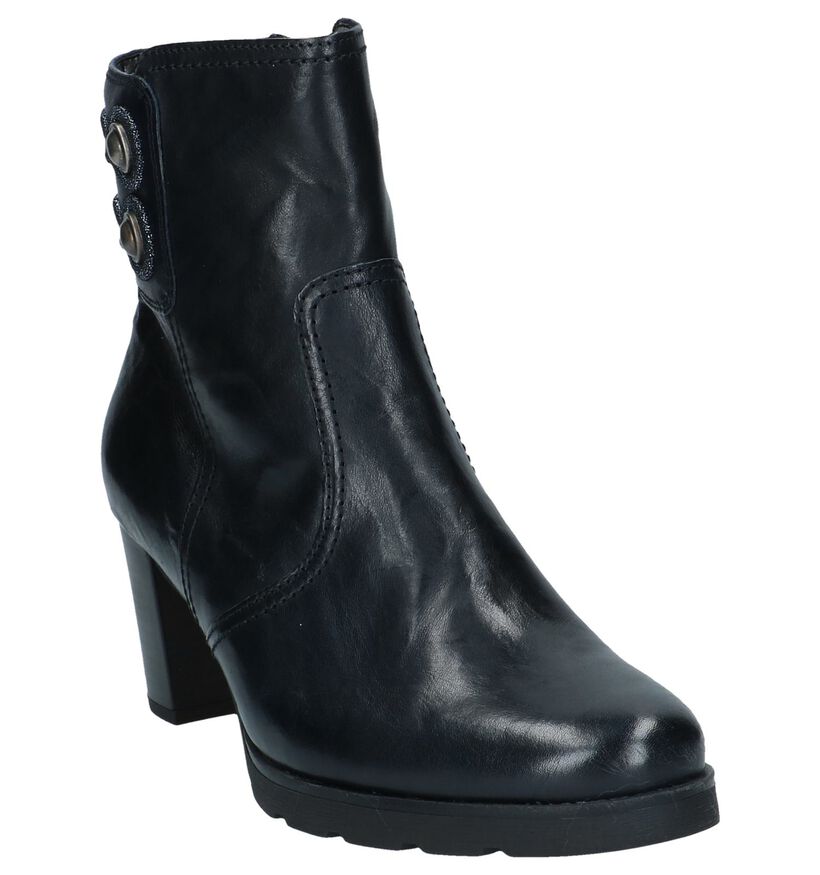Gabor Best Fitting Bottillons en Bleu foncé en cuir (231298)