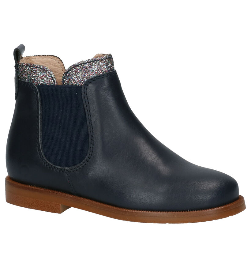 Beberlis Chaussures hautes en Bleu en cuir (258938)