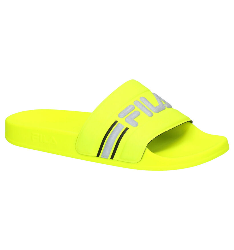 Fila Oceano Nu-pieds en Jaune en simili cuir (265534)