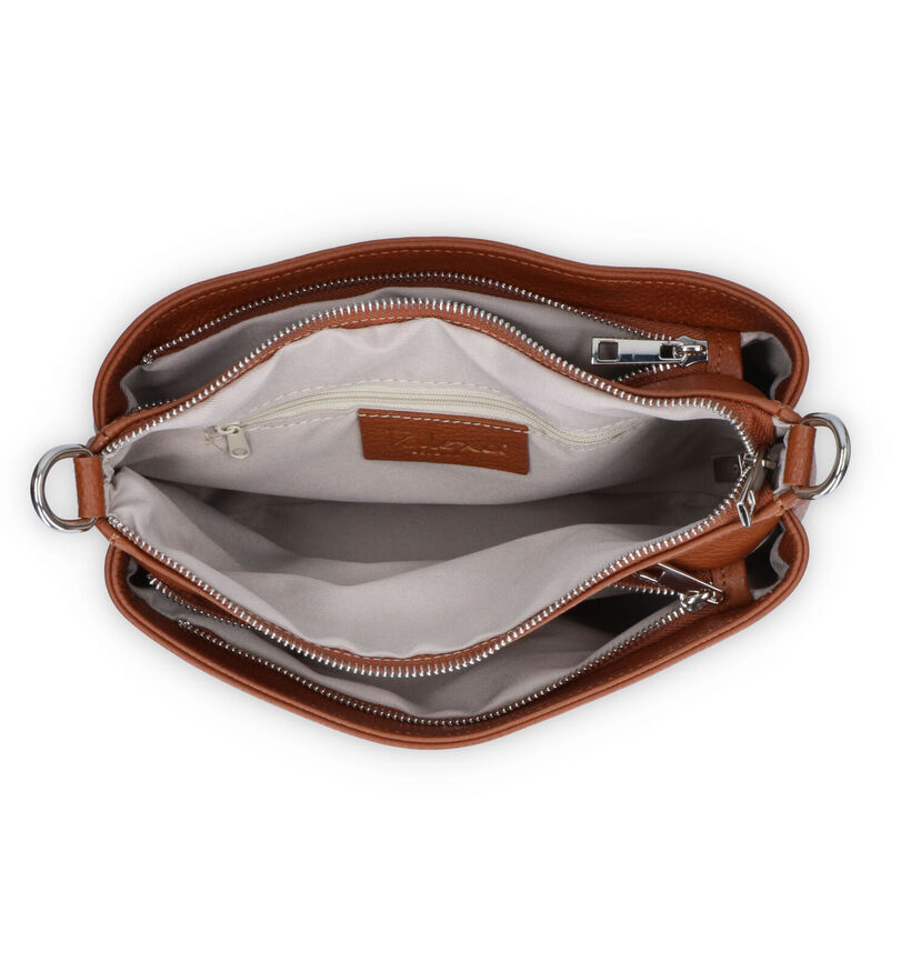 Time Mode Uni Sac porté croisé en Taupe pour femmes (344360)