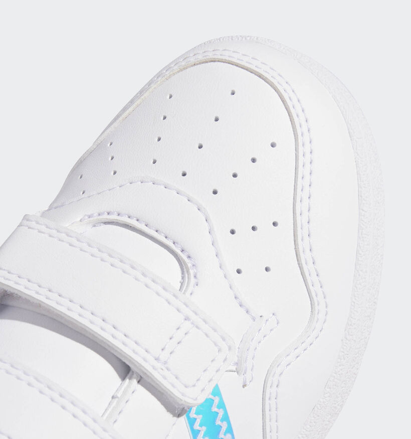 adidas Hoops 4.0 Witte Sneakers voor jongens, meisjes (362485) - geschikt voor steunzolen