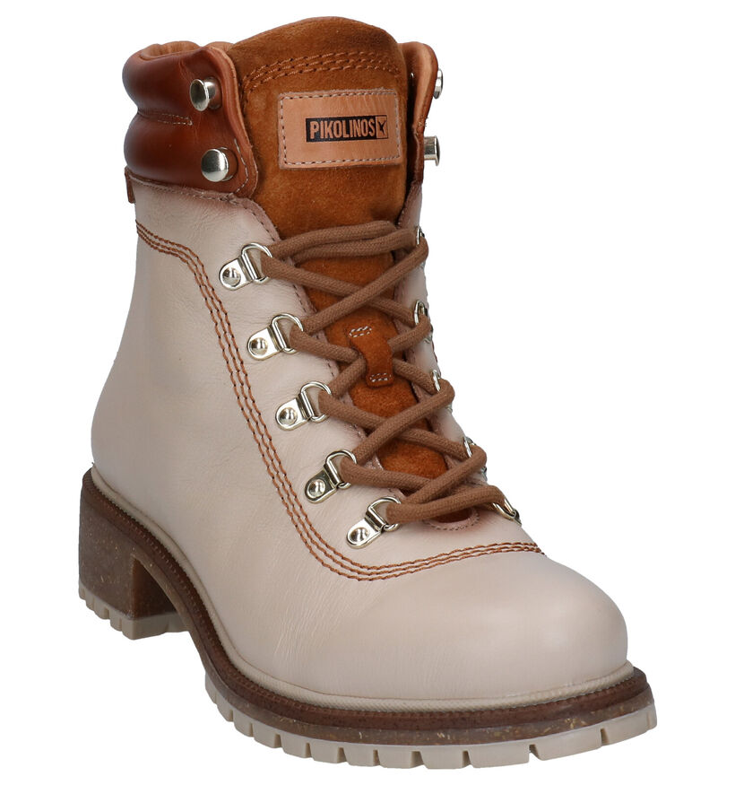 Pikolinos Aspe Beige Bottines in leer (298087)