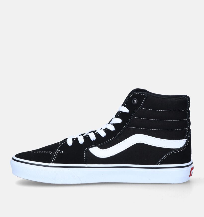 Vans Filmore Hi Baskets de skate en Bleu pour hommes (337030)