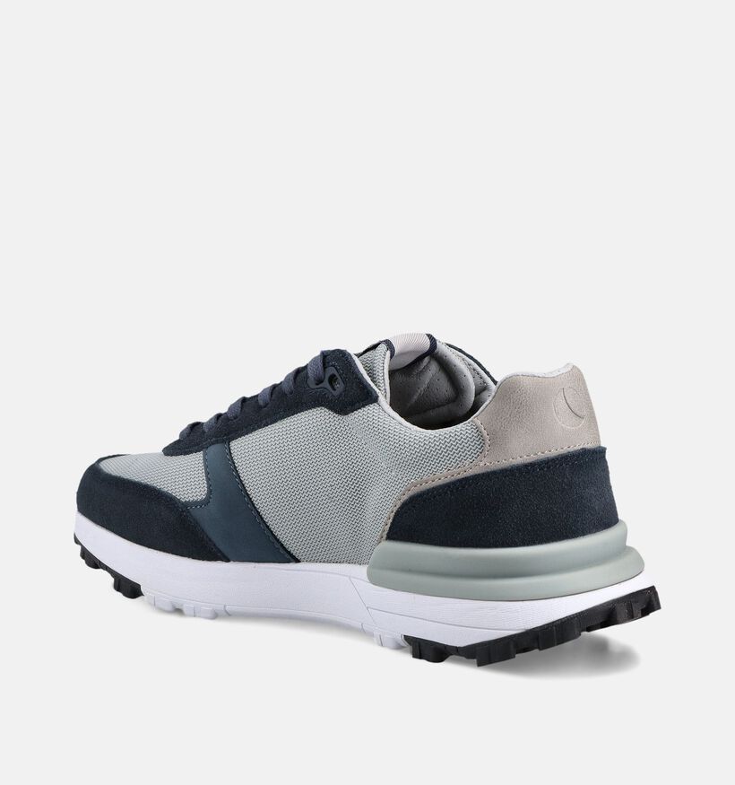 Bjorn Borg Suede Blauwe Sneakers voor heren (369023) - geschikt voor steunzolen