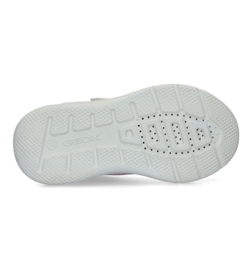 Geox Sprintye Baskets en Blanc pour filles (326616) - pour semelles orthopédiques