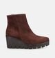 Gabor Bottines en Brun pour femmes (380087) - pour semelles orthop&eacute;diques
